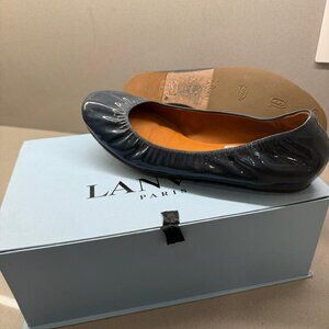 Lanvin patent leather flats